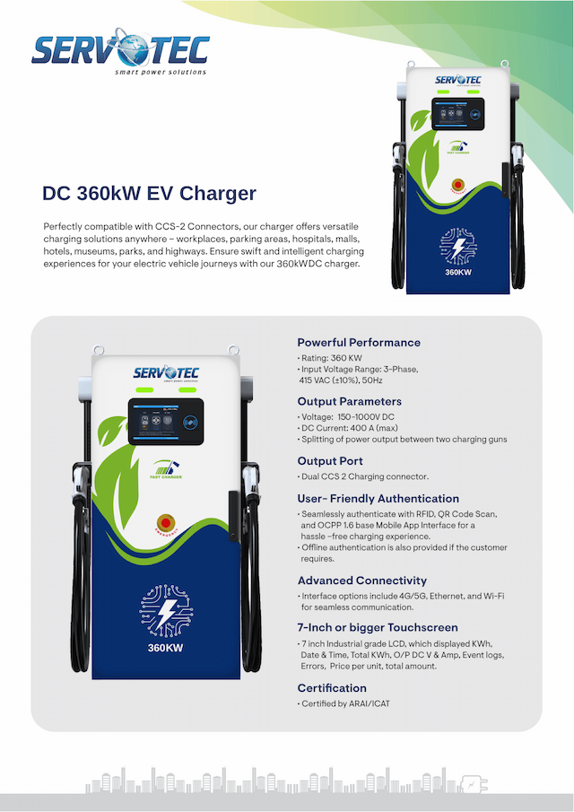 DC 240 kW EV Charger