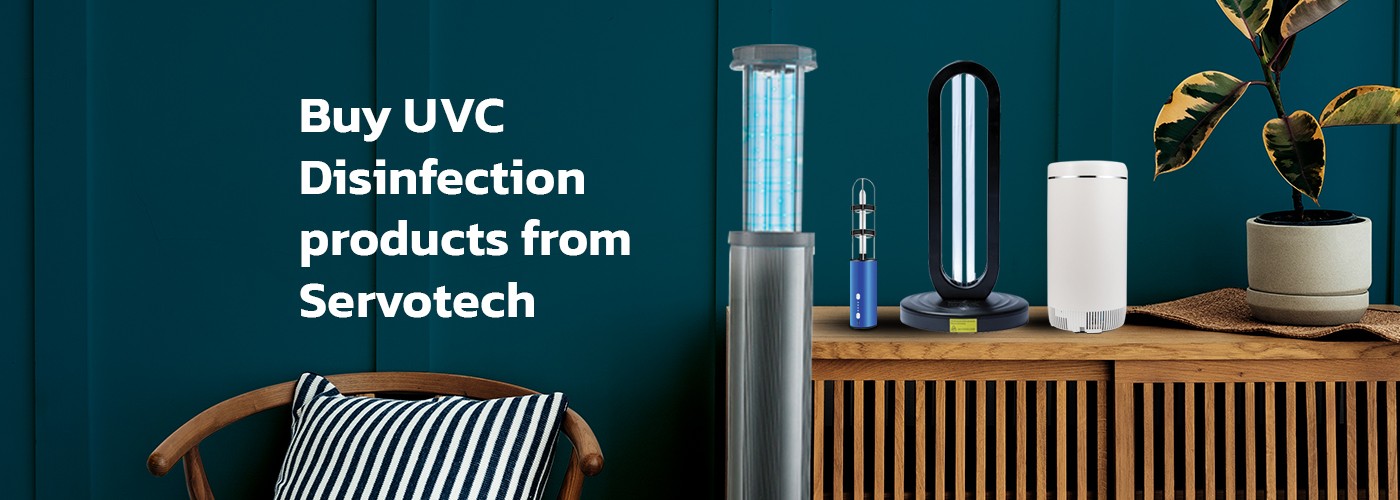 Buy UVC Disinfection products from Servotech