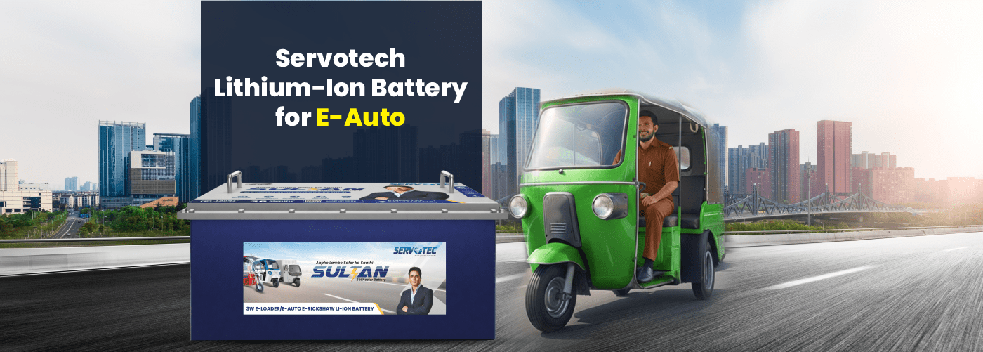 Servotech Sultan Lithium-Ion Battery for E-Auto